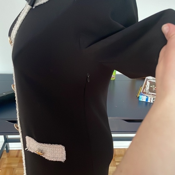 Rinascimento Black and White Mini Dress - Picture 7 of 11